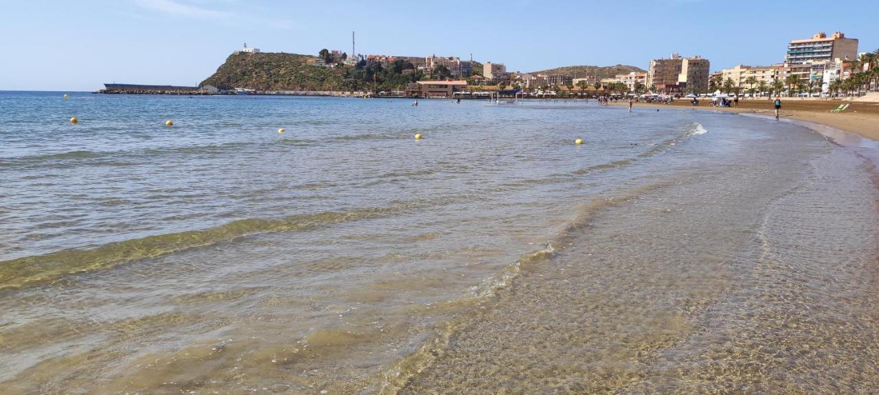 Bahia Mazarron Apartamento En Primera Linea Playa El Puerto de Mazarrón المظهر الخارجي الصورة